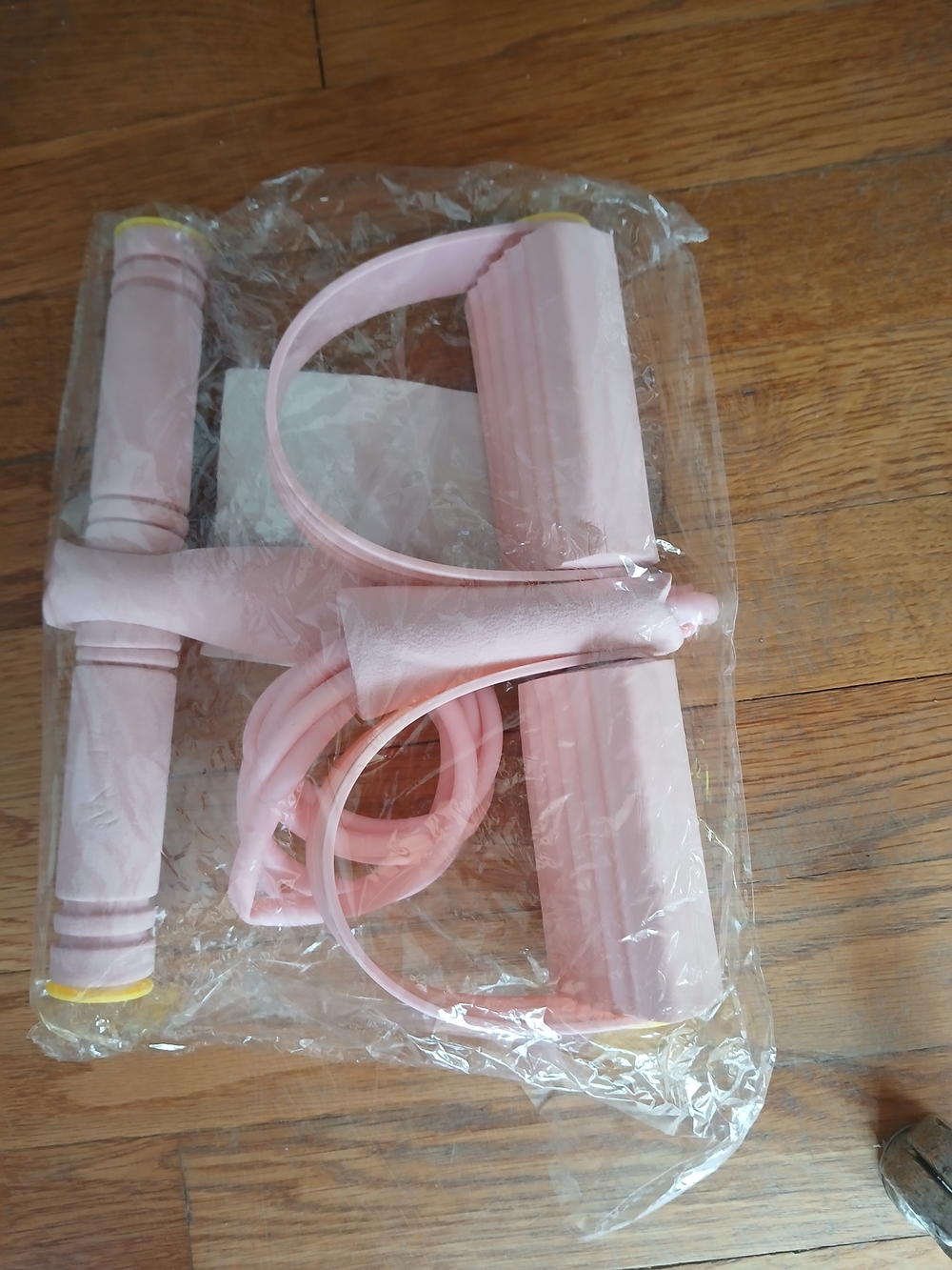 Pink Fitness Resistance Handles and Set